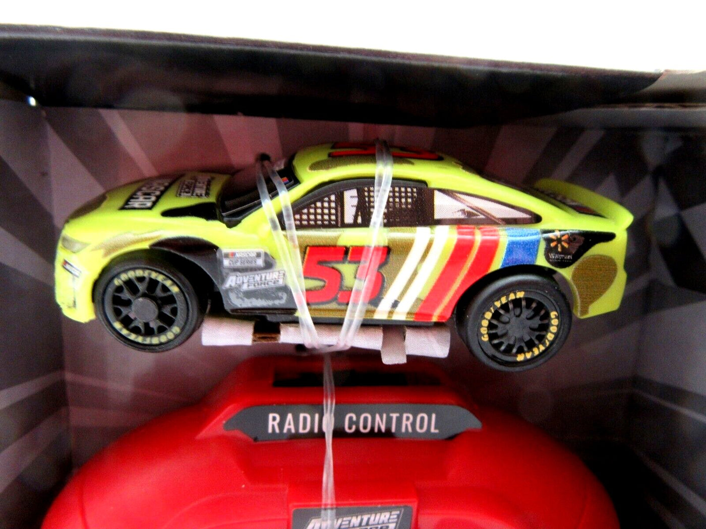 Nano Racer RC Car #53 Green ~ Nascar Adventure Force ~ Radio Control Fun