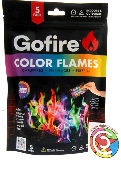 Gofire Color Flames Campfire Bonfire Firepit Fireplace Party Fun Rainbow Colors
