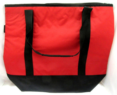 Texas 50 can Cooler Tote 21" x 18" Carry Bag ~ Red