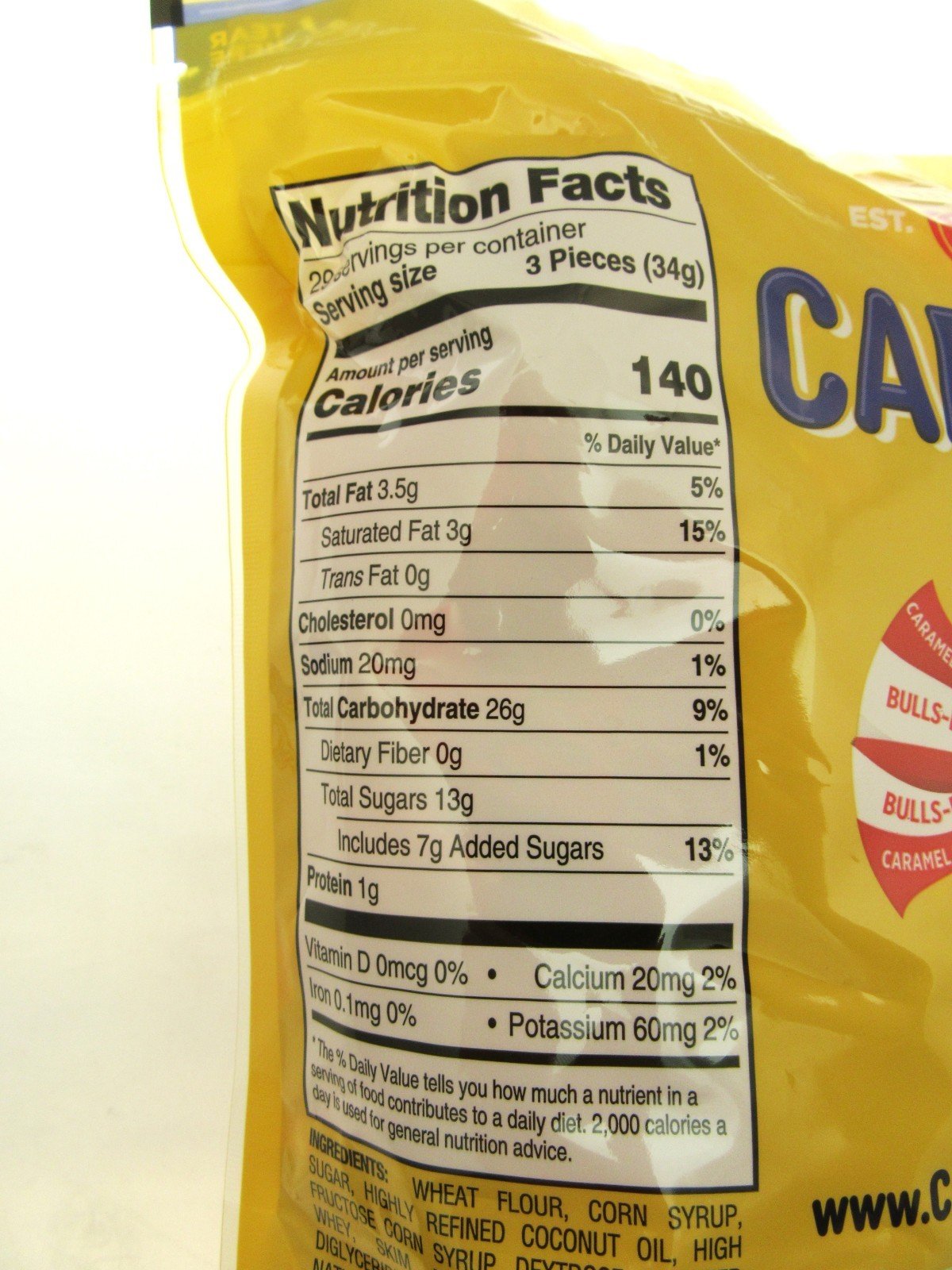 Goetze's Caramel Creams ~ Soft Chewy Candy Caramels ~ 34.8 Bag