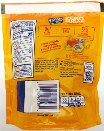 Jolly Rancher Tropical~ ZERO SUGAR FREE  ~ Hard Candy ~ 6.1 oz (172 g) Bag