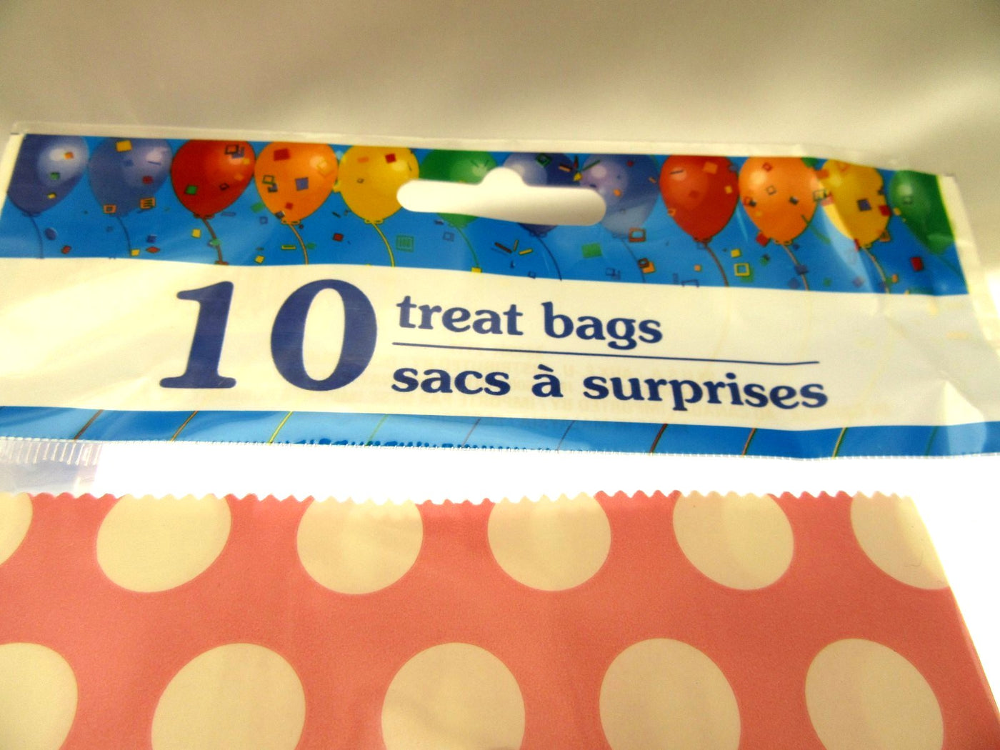 80 Pink Dot Treat Bags 5x9 inch Party Sacks