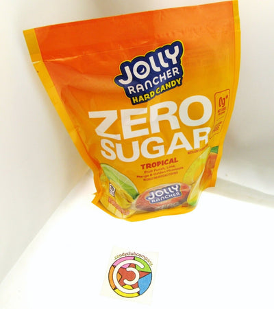 Jolly Rancher Tropical~ ZERO SUGAR FREE  ~ Hard Candy ~ 6.1 oz (172 g) Bag