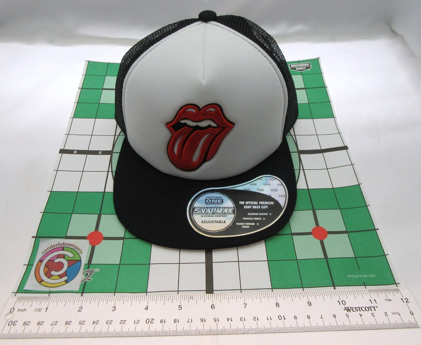 Rolling Stones Cap ~ Headwear Vented Hat ~ One Size