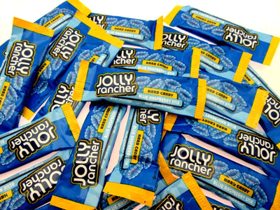 Jolly Rancher Stix Blue Raspberry Sticks Hard Candy ~ 8oz ~ Half Pound