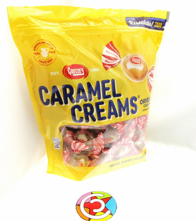 Goetze's Caramel Creams ~ Soft Chewy Candy Caramels ~ 34.8 Bag
