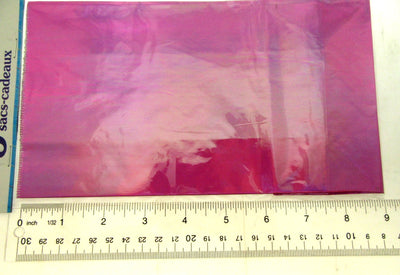 40 Gusset Metallic Pink Party Bags 5x9 Inch Treat Bags