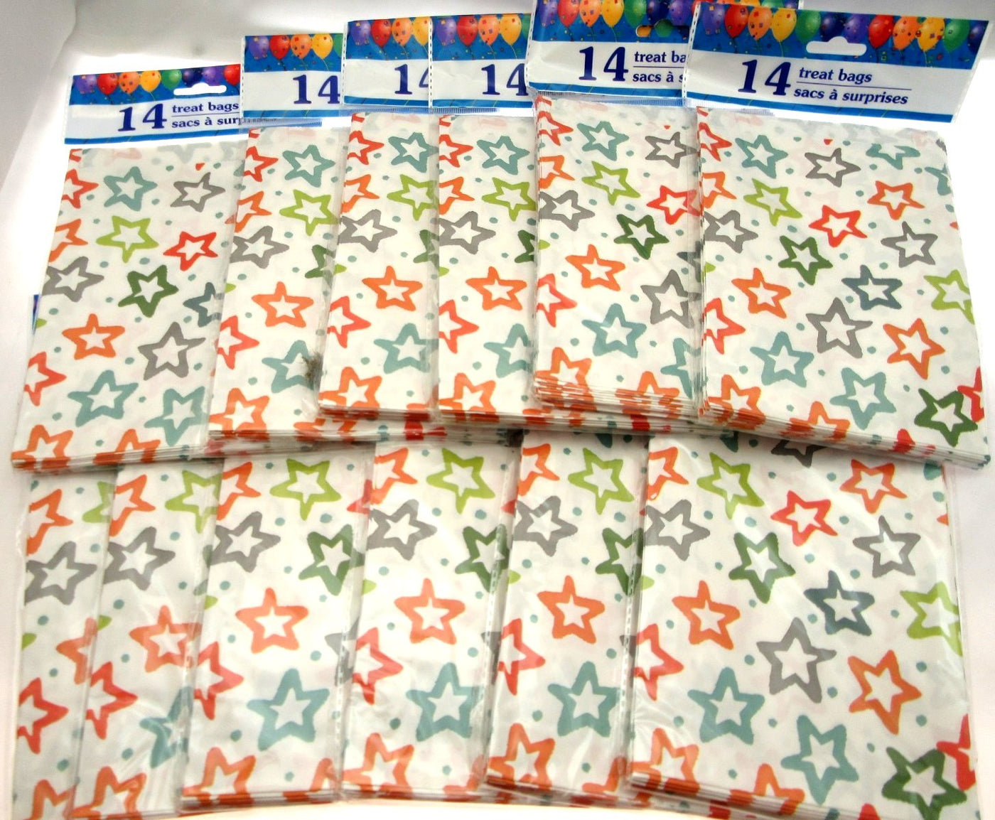 168 Gift Sacs Treat Bags 5 X 7 inch Party Sacks