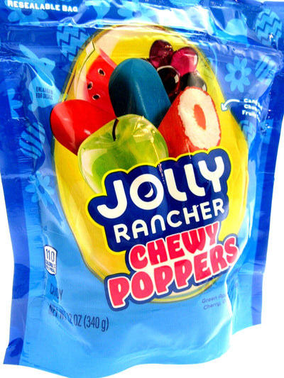New! Jolly Rancher Chewy Poppers ORIGINAL ~ Chewy Candy ~ 12oz Bag