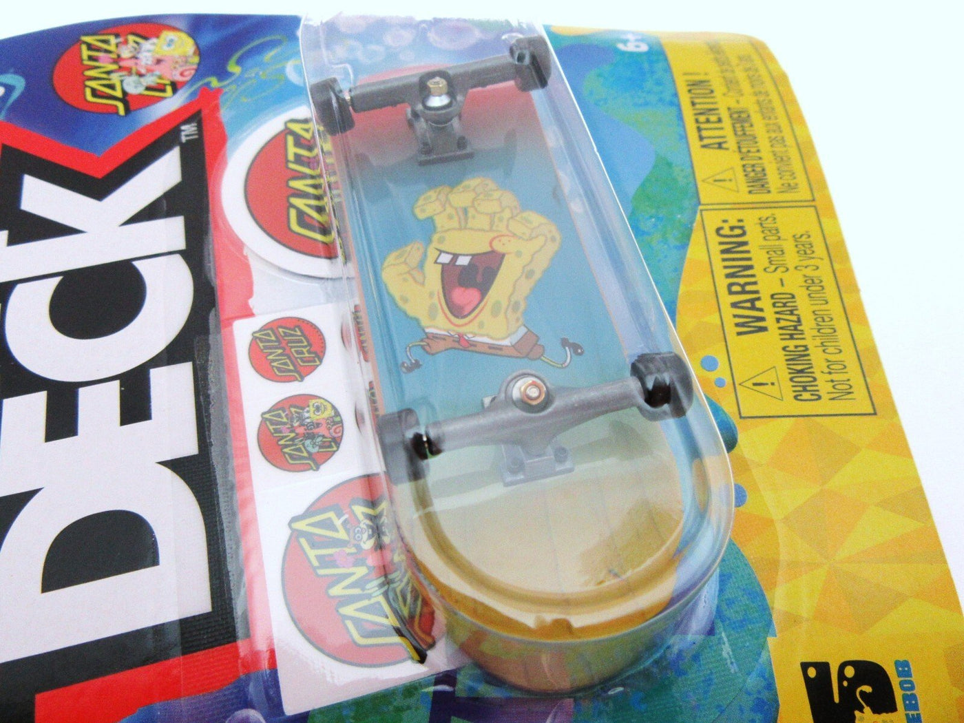 Tech Deck ~ Santa Cruz ~ Skateboard  / Fingerboard ~ Sponge Bob ~ Hand
