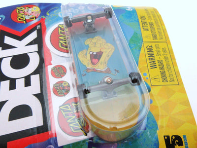 Tech Deck ~ Santa Cruz ~ Skateboard  / Fingerboard ~ Sponge Bob ~ Hand