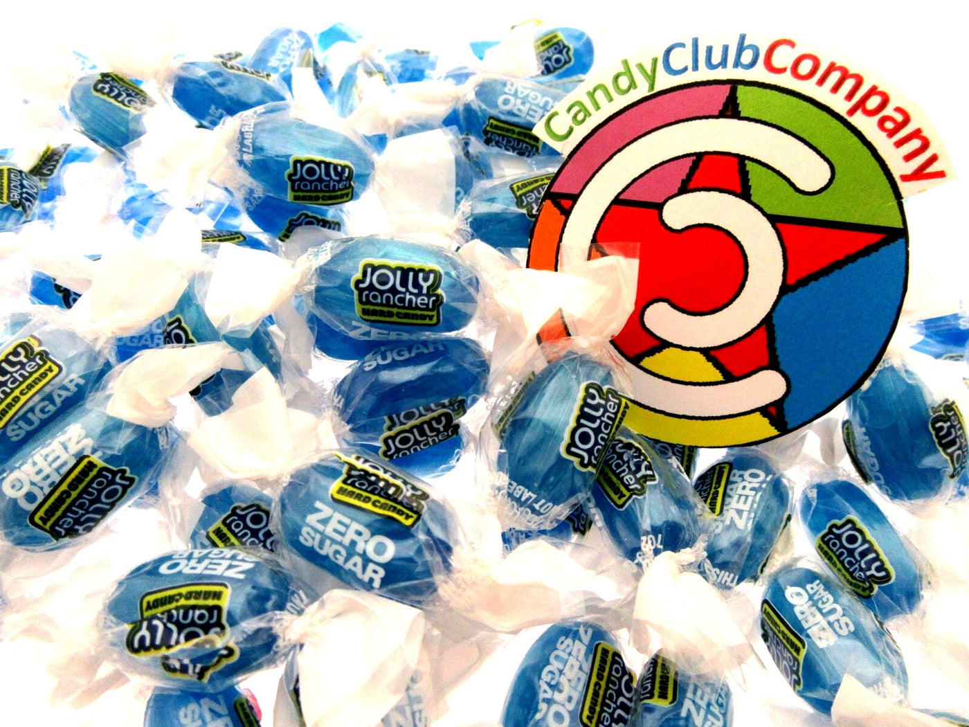 Jolly Rancher  ZERO SUGAR FREE 16oz Blue Raspberry Candy Candies 1lb Pound