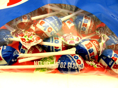 Bazooka Bubble Gum Lolli Pops 15oz Bag of Suckers