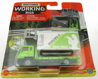 Matchbox Working Rigs ~ GMC T8500 Truck ~ Snacks & Beverages ~ Metal