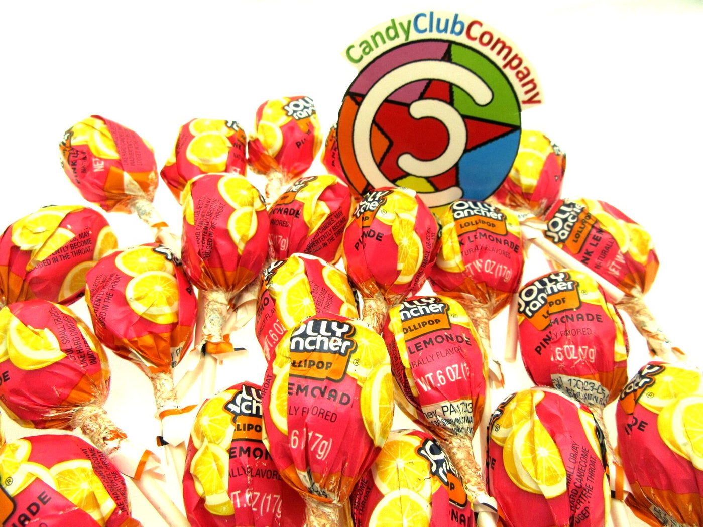 Jolly Rancher Lolli Pops Lemonade Suckers Hard Candy 16oz ~ One Pound