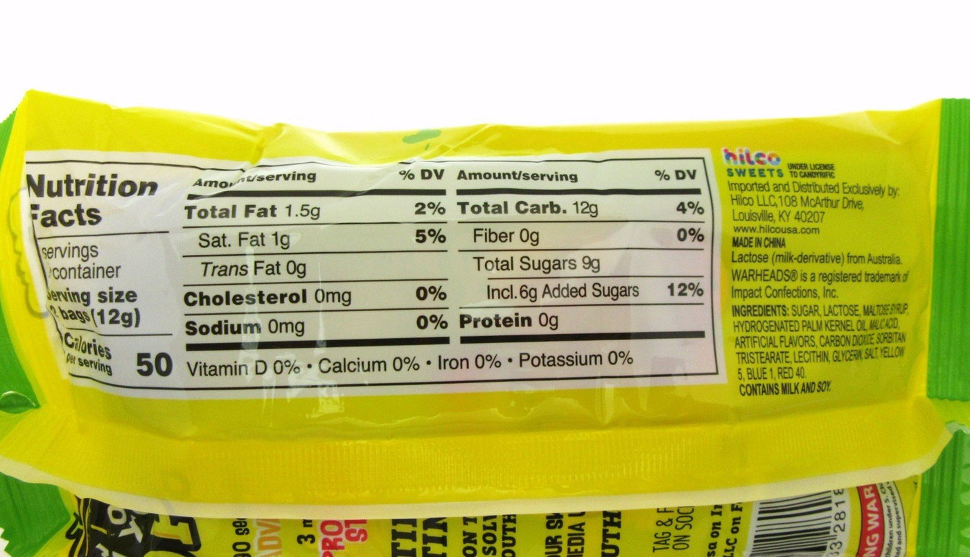 Warheads Sour Popping Candy ~ LOUD MOUTH BITES ~ Lot of 3