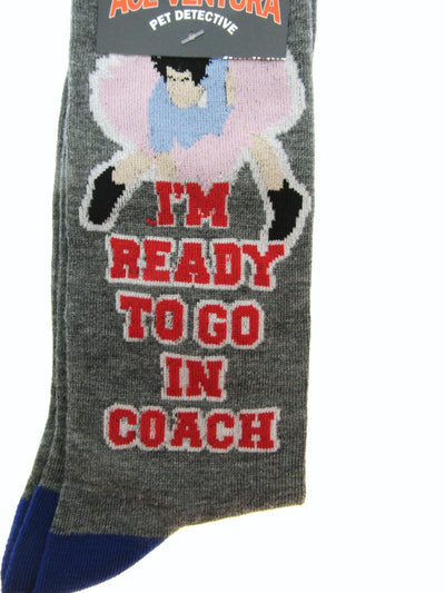 Ace Ventura Socks ~ Men One Size 7 - 12 ~ Pet Detective & When Nature Calls
