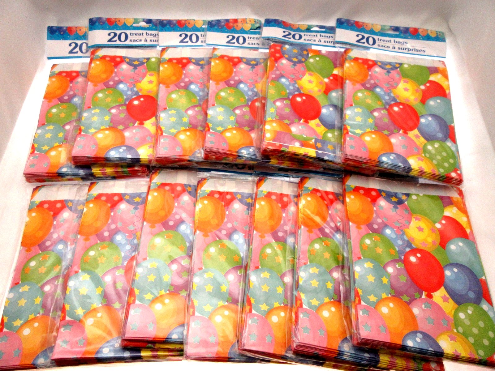 240 Gift Sacs Treat Bags 5 X 7 inch Party Sacks - Candy Candy Candy