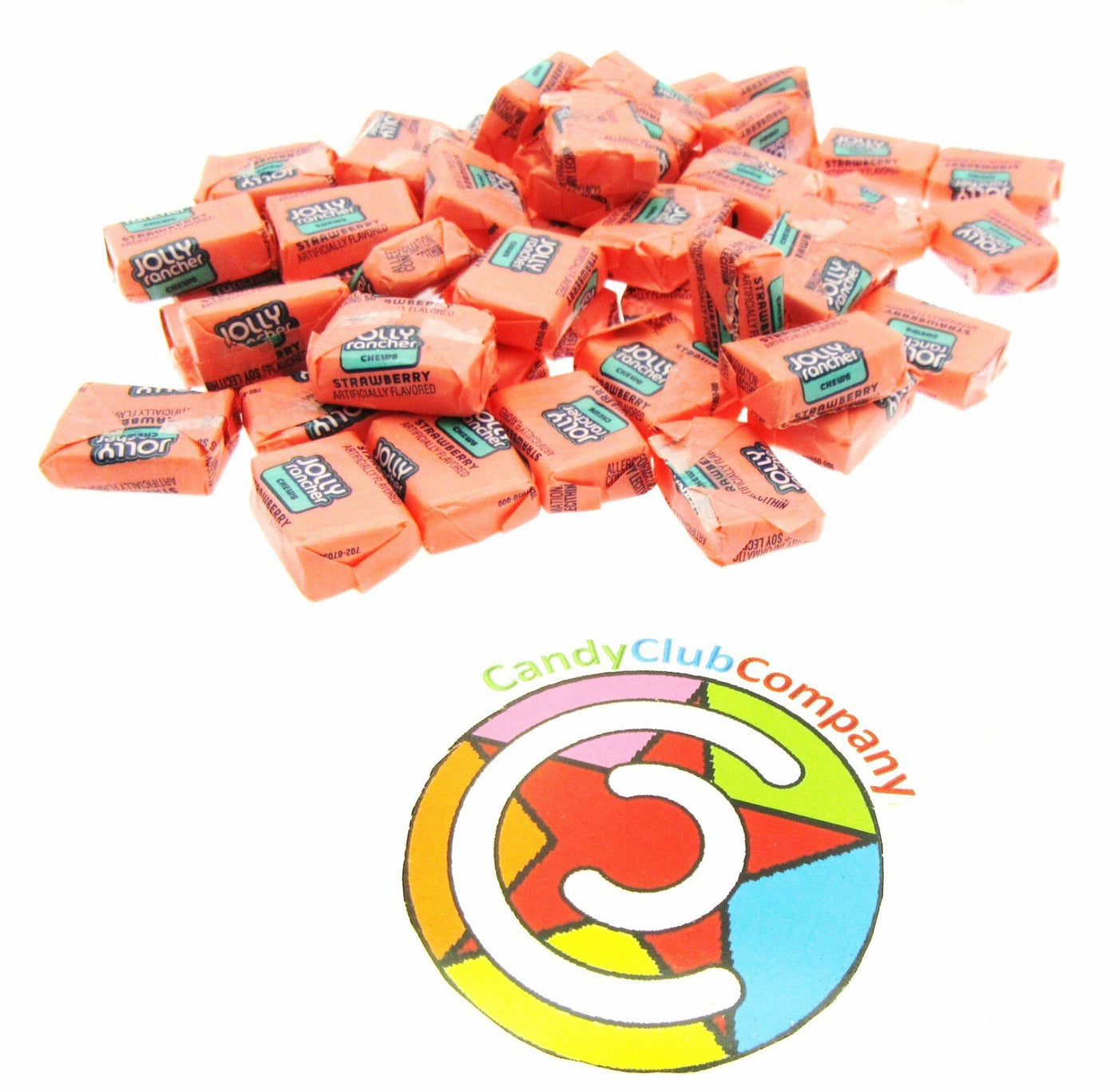 Jolly Rancher Strawberry Chews ~ Half Pound ~ American Favorite Candy ~ 8oz