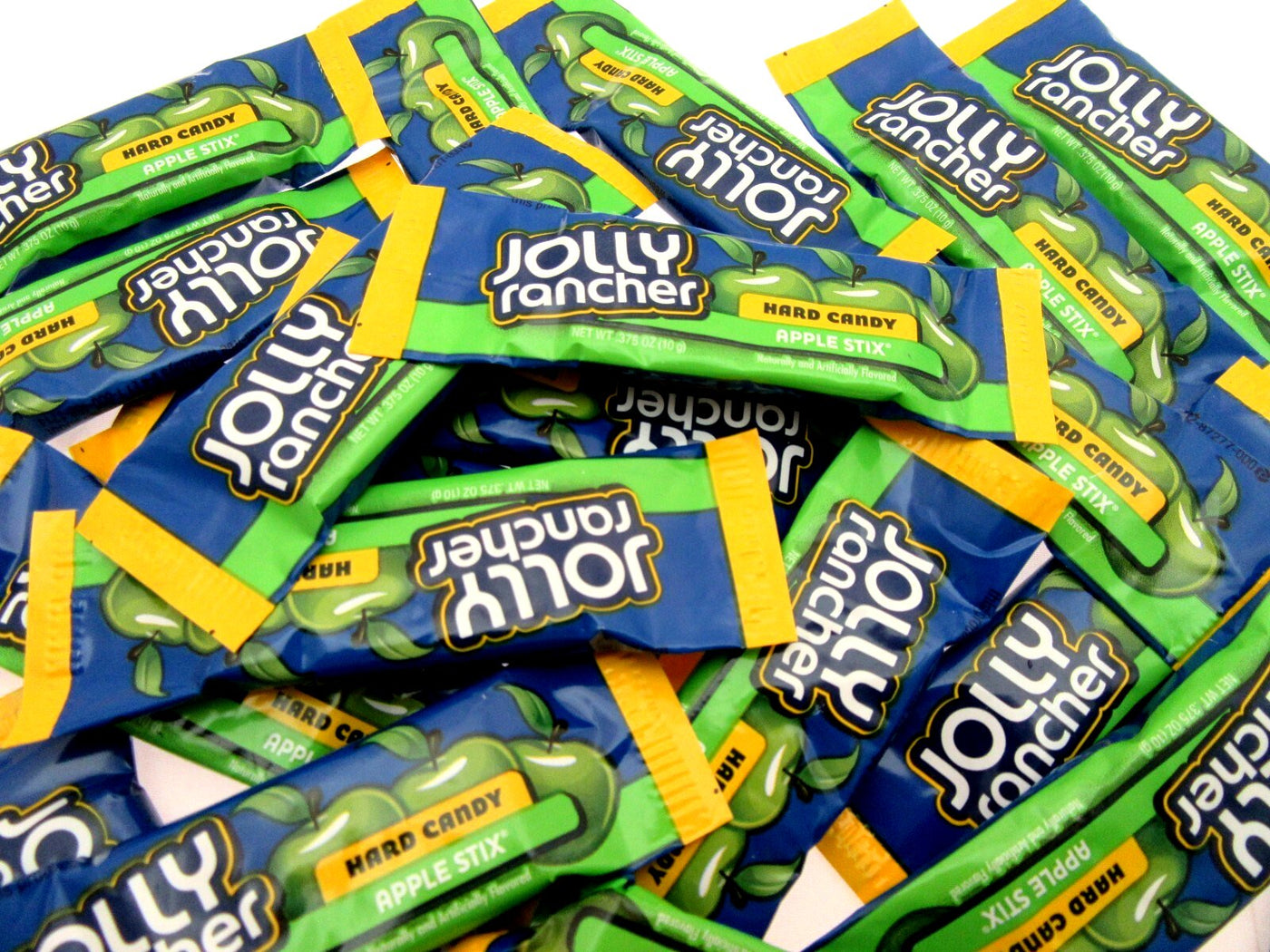 Jolly Rancher Stix Green Apple Sticks Hard Candy ~ 8oz ~ Half Pound
