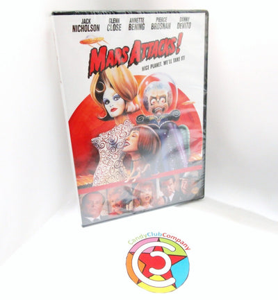 Mars Attacks! ~ 1996 ~ Jack Nicholson, Glenn Close ~ Movie Comedy New DVD