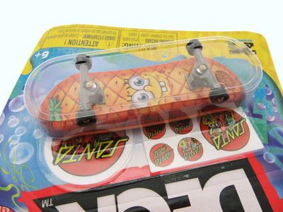 Tech Deck ~ Santa Cruz ~ Skateboard  / Fingerboard ~ Sponge Bob ~ Pineapple