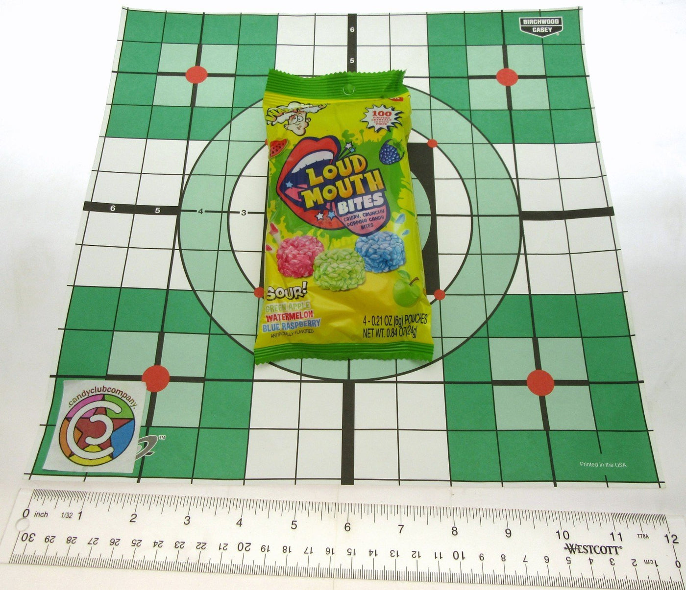 Warheads Sour Popping Candy ~ LOUD MOUTH BITES ~ Lot of 3