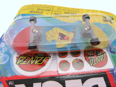 Tech Deck ~ Santa Cruz ~ Skateboard  / Fingerboard ~ Sponge Bob ~ Hand