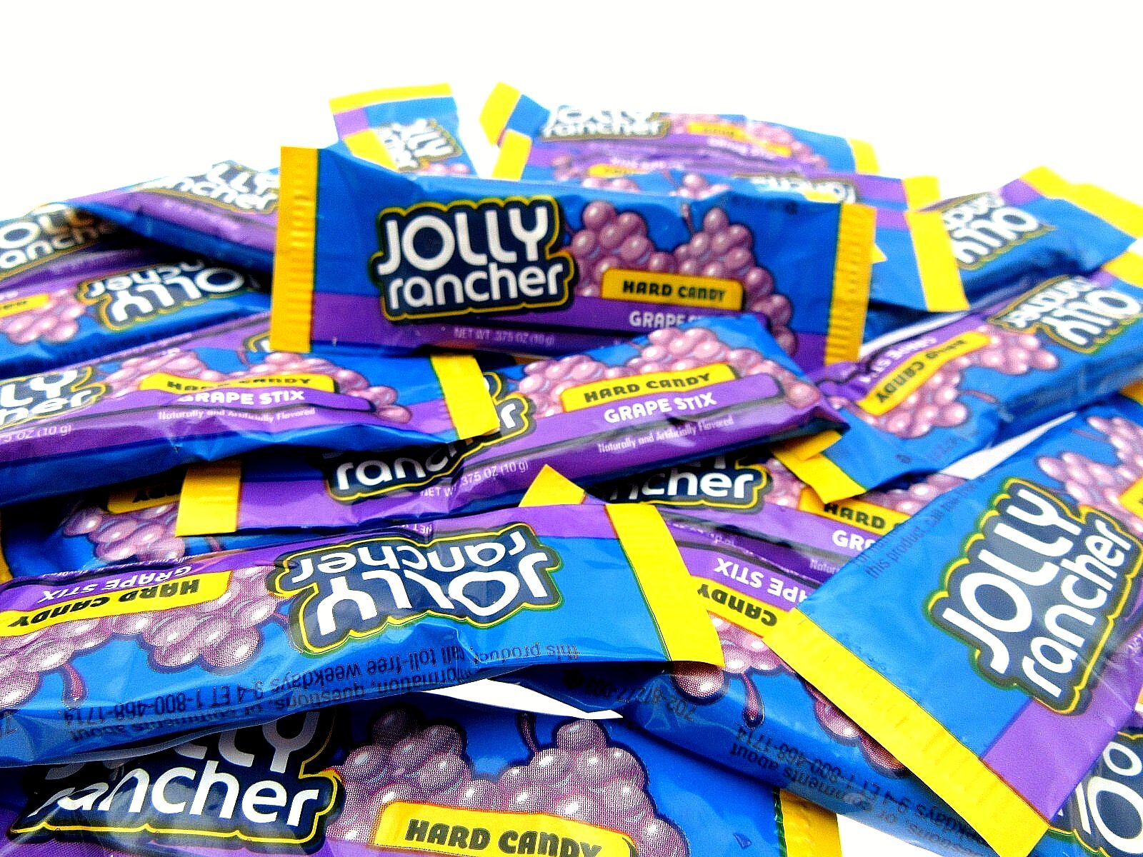 Jolly Rancher Stix Grape Sticks Hard Candy ~ 8oz ~ Half Pound - Candy ...