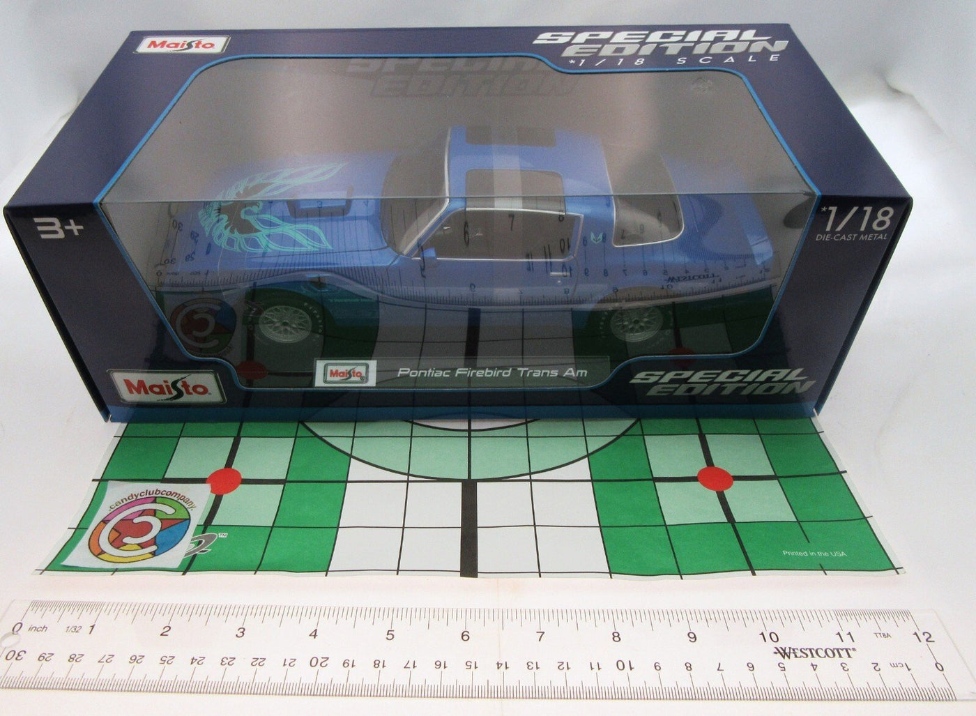 1977 Pontiac Firebird Trans Am ~ Blue ~ 1:18 ~ Metal Die Cast ~ Maisto