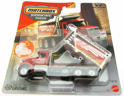 Matchbox Working Rigs ~ Western Star 49X  Dump Truck ~ Metal