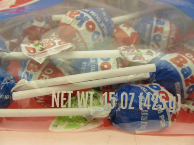 Bazooka Bubble Gum Lolli Pops 15oz Bag of Suckers