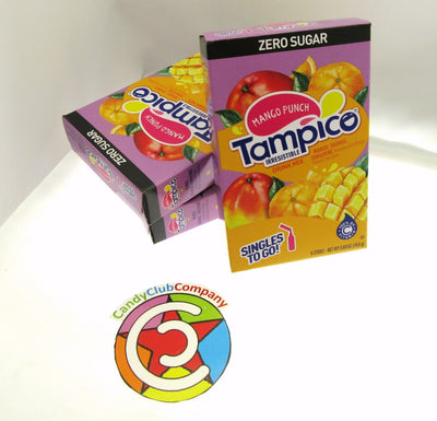 Tampico Mango Punch ~ Packets ~ Zero Sugar Free ~ Drink Mix ~ 3 Boxes