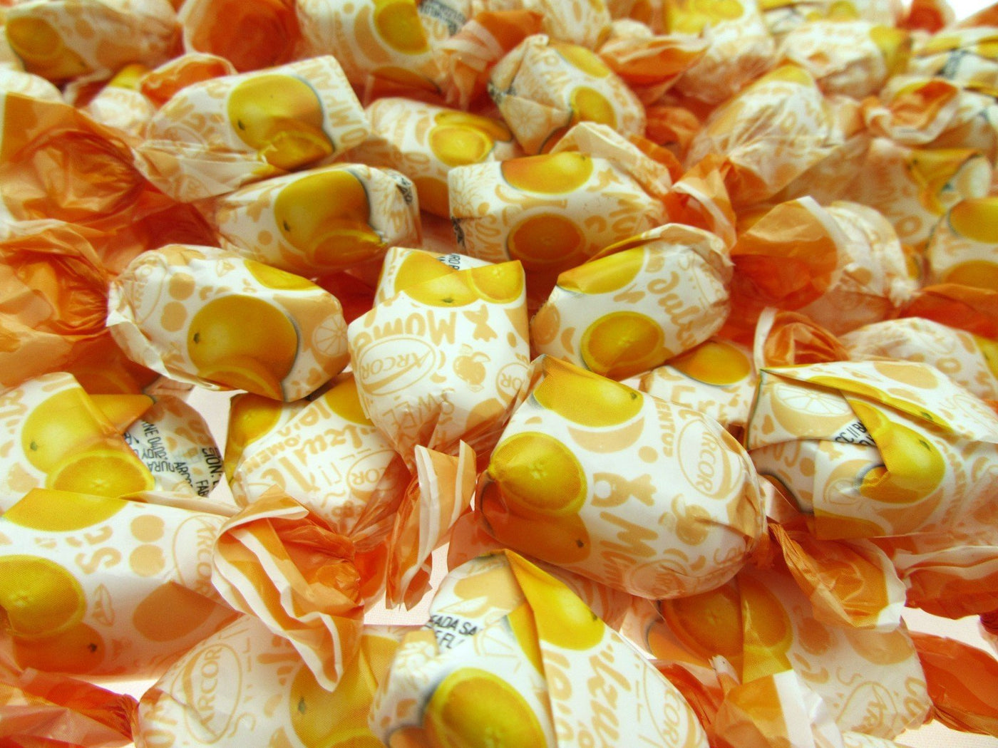 Orange Filled Candies Two Pounds ~ 2lbs