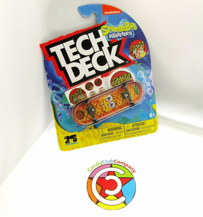 Tech Deck ~ Santa Cruz ~ Skateboard  / Fingerboard ~ Sponge Bob ~ Pineapple