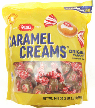 Goetze's Caramel Creams ~ Soft Chewy Candy Caramels ~ 34.8 Bag