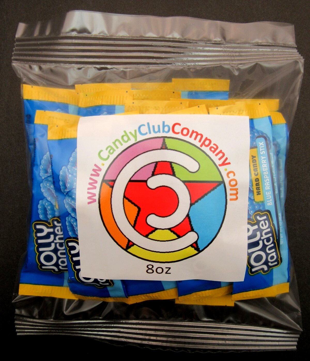Jolly Rancher Stix Blue Raspberry Sticks Hard Candy ~ 8oz ~ Half Pound
