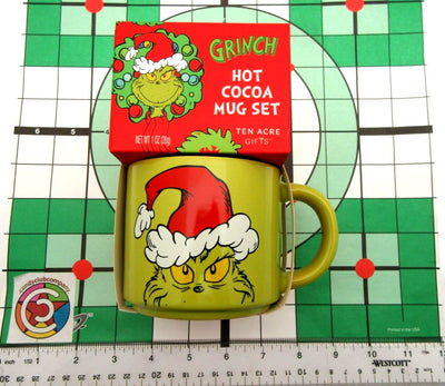 The Grinch Hot Cocoa Mug Set Collectible 10 oz. Ceramic Mug Gift