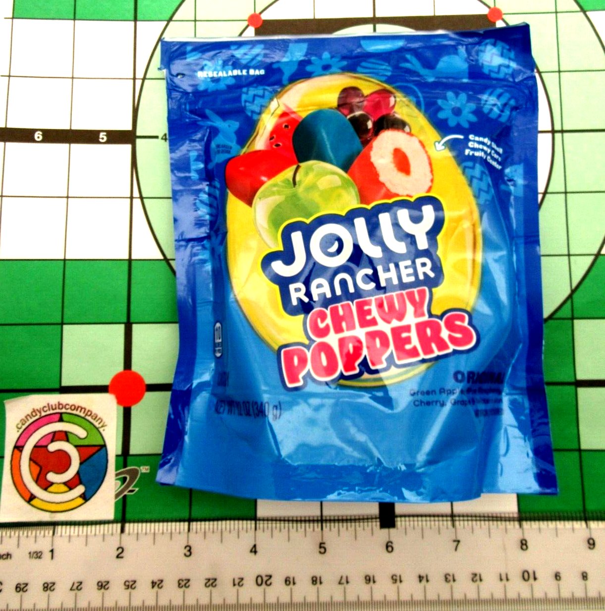 New! Jolly Rancher Chewy Poppers ORIGINAL ~ Chewy Candy ~ 12oz Bag