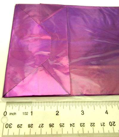 40 Gusset Metallic Purple Party Bags 5x9 Inch Treat
