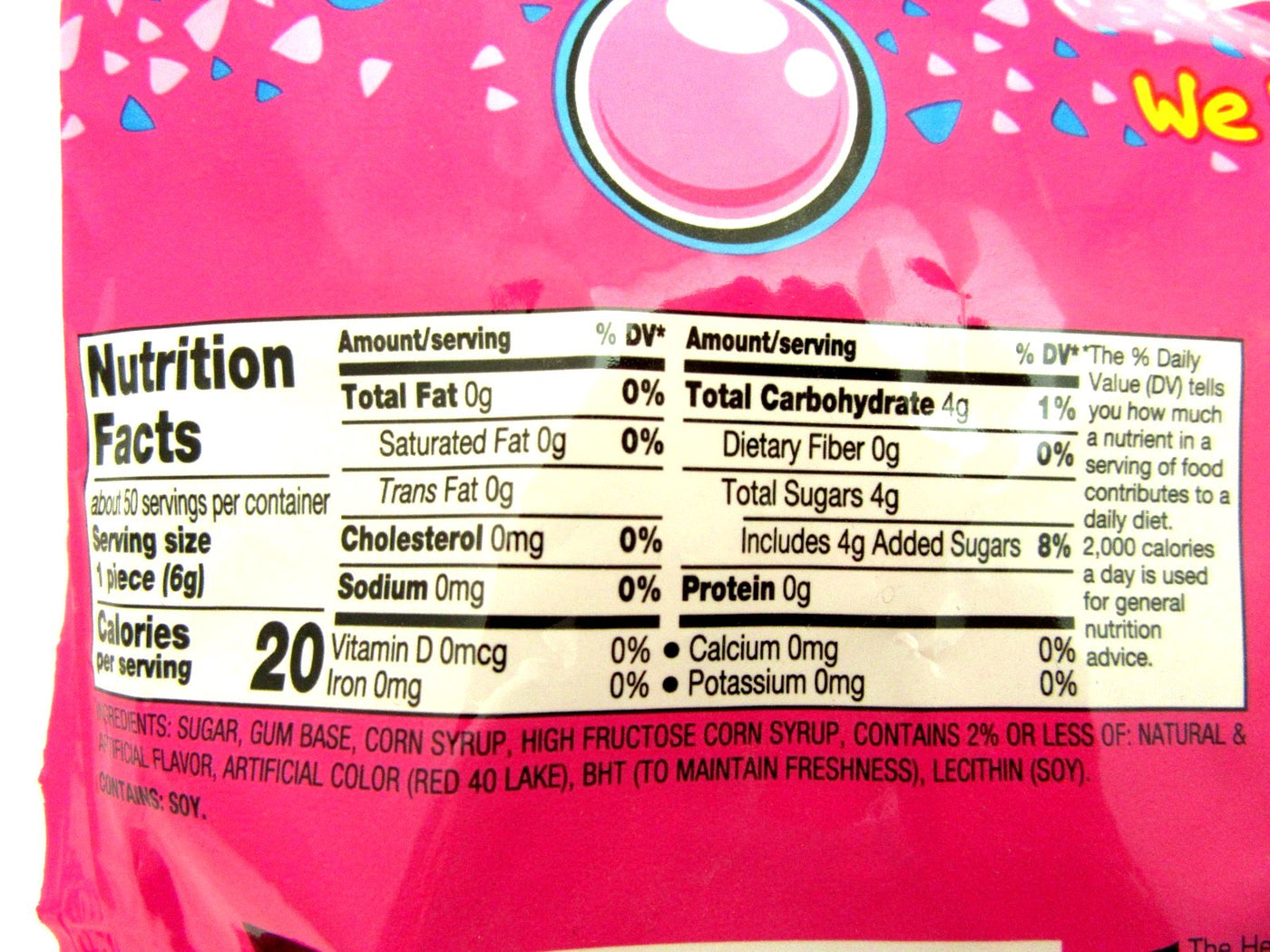 Bubble Yum Original Gum ~ 10.58oz Bag