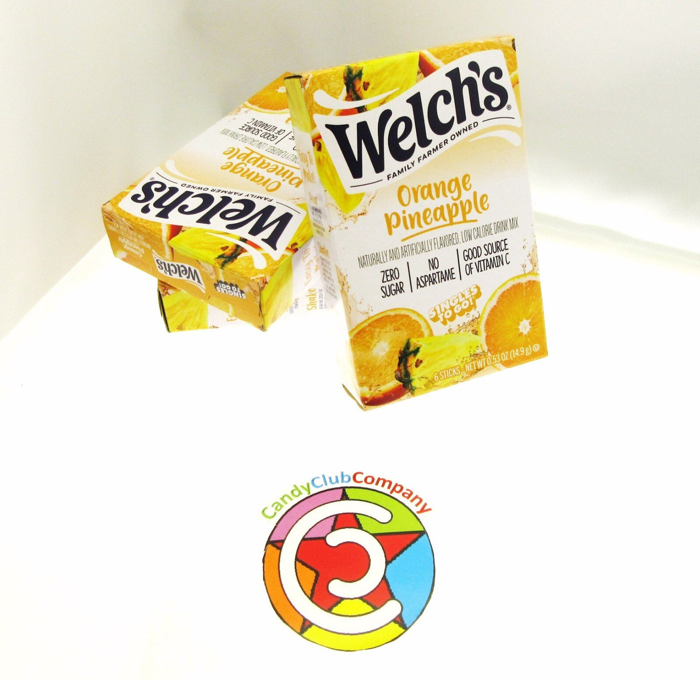 Welch's Orange Pineapple ~ Packets ~ Zero Sugar Free ~ Drink Mix ~ 3 Boxes