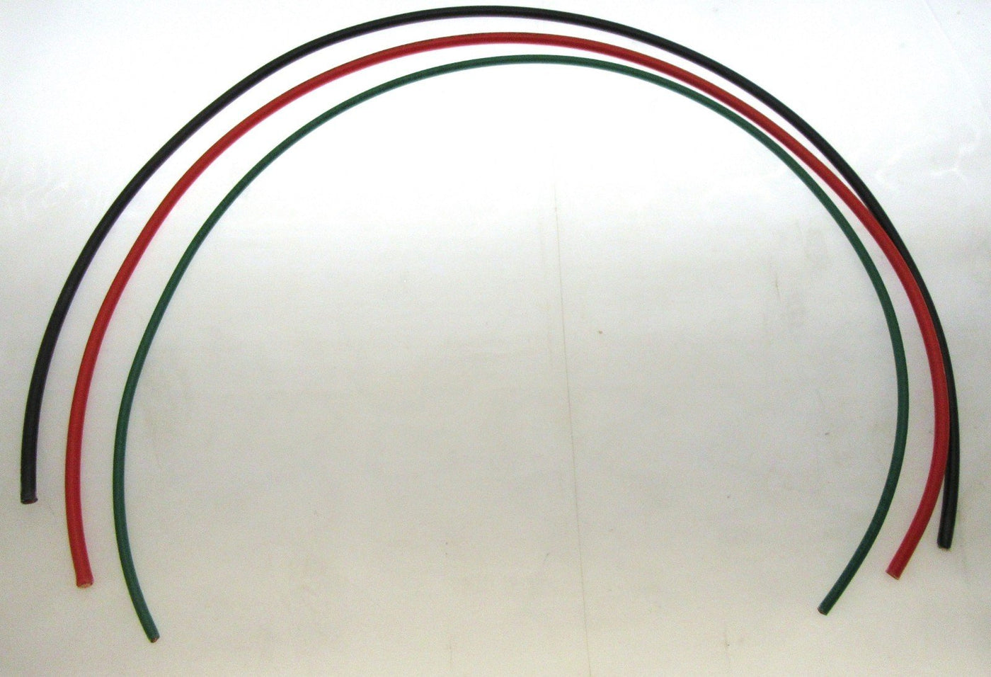 8 Gauge Copper Wire ( 28 inches ) ~ Stranded ~ Red, Black, Green Ground