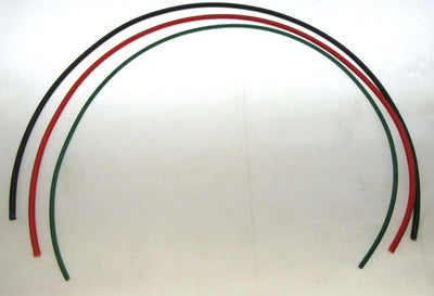 8 Gauge Copper Wire ( 28 inches ) ~ Stranded ~ Red, Black, Green Ground