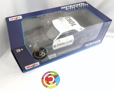 2006 Dodge Challenger Concept Police ~ Black & White ~ 1:18 ~ Die Cast ~ Maisto
