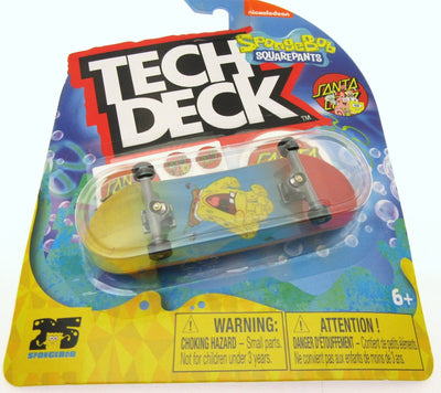 Tech Deck ~ Santa Cruz ~ Skateboard  / Fingerboard ~ Sponge Bob ~ Hand