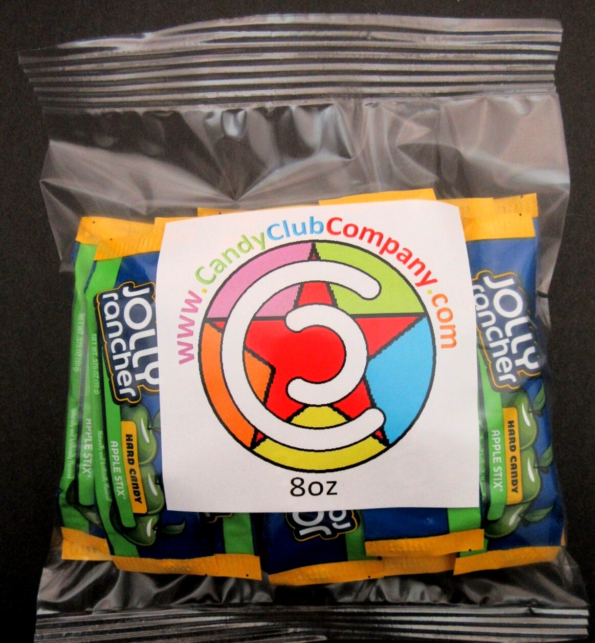 Jolly Rancher Stix Green Apple Sticks Hard Candy ~ 8oz ~ Half Pound