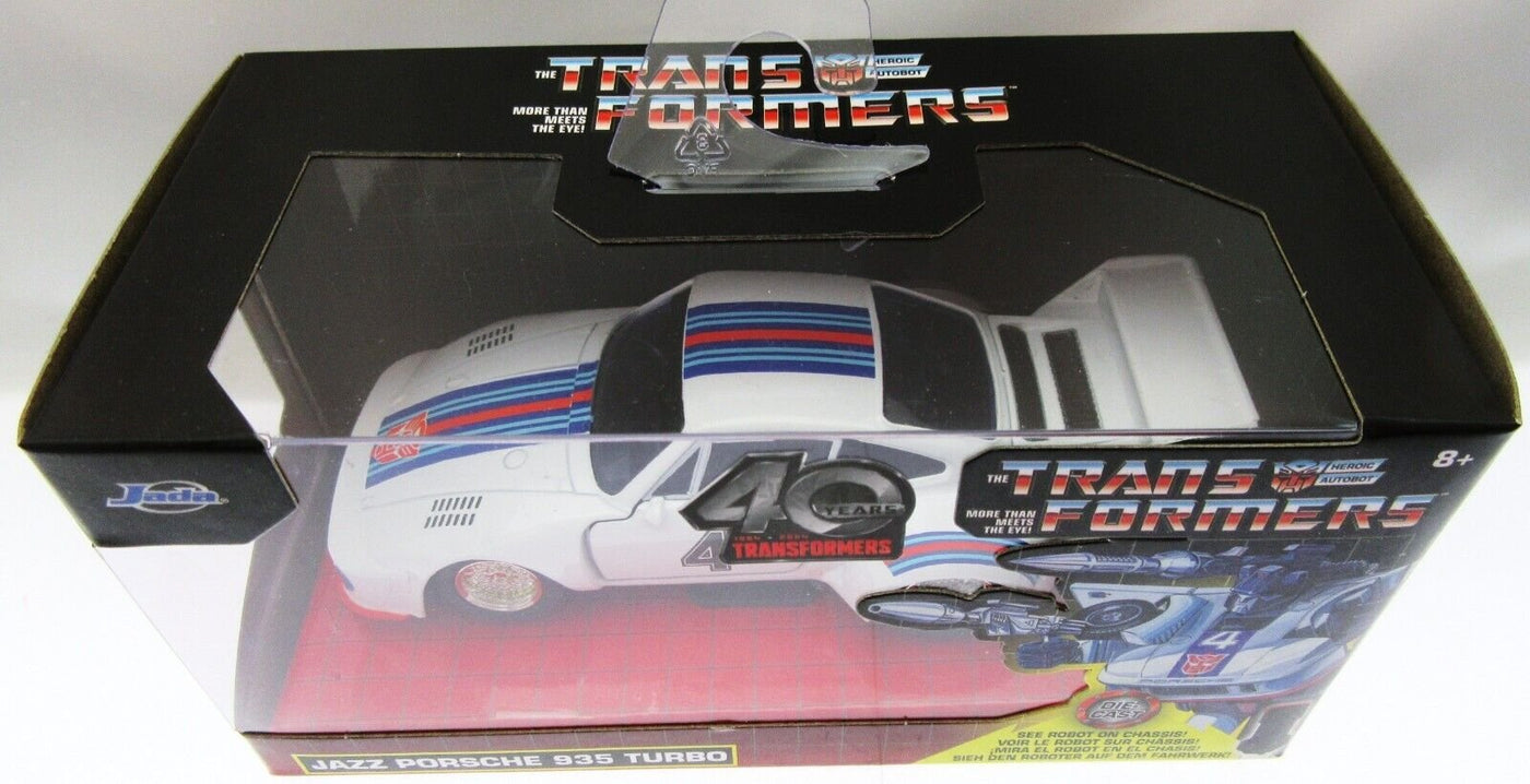 Jazz Porsche 935 Turbo ~ TRANSFORMERS ~ Metals Die Cast Autobot ~ 1:32 scale