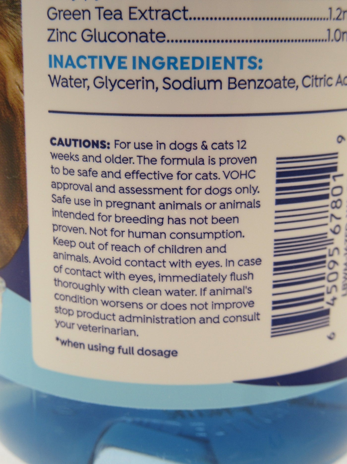 Fresh Dental Water Additive Oral Care Dental Dog Tooth Pet Cat Odor Fresh Breath
