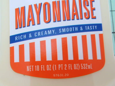 Whataburger Real Mayonnaise " Rich & Creamy" ~ 18oz Bottle ~ Lot of 2